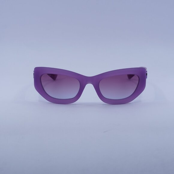 Gucci GG1784S 004 Sunglasses Matte Lilac Cat Eye Frame, Violet Lenses - Picture 3 of 11